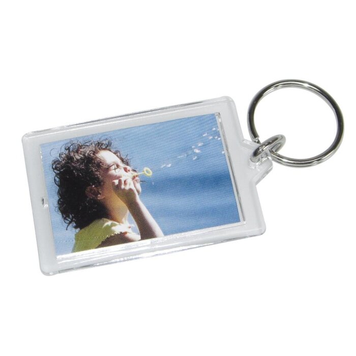 Llavero Walther para una foto - Acrílico Rectángulo 3x4,5 cm