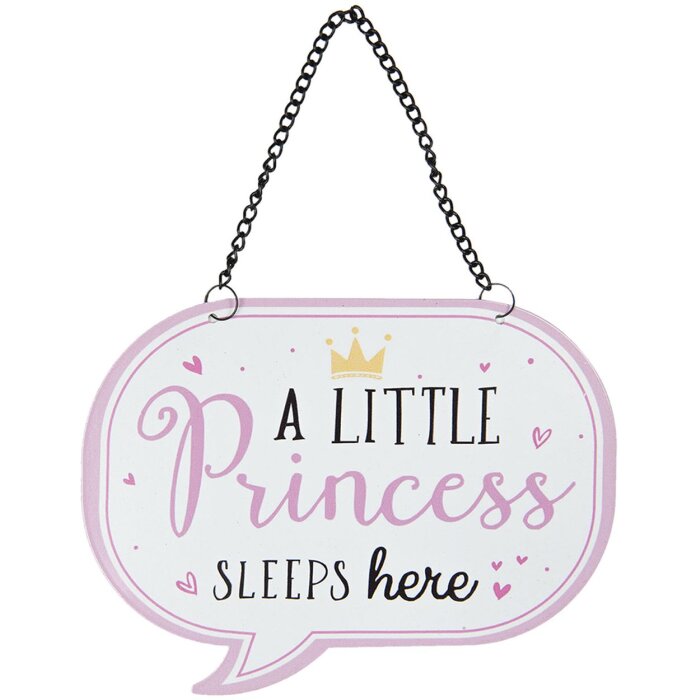 Cartel texto 17x13 cm Clayre & Eef 6Y3829