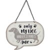 Cartel texto 17x13 cm Clayre & Eef 6Y3834
