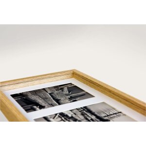 Marco de madera de acento Aura 13x18 cm negro