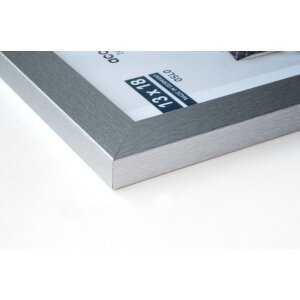 Marco de madera acentuado Nielsen Oslo 18x24 cm plata