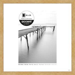 Marco de madera maciza Nielsen Accent Scandic 30x30 cm Roble