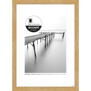 Marco Accent de madera maciza Scandic 30x40 cm Roble