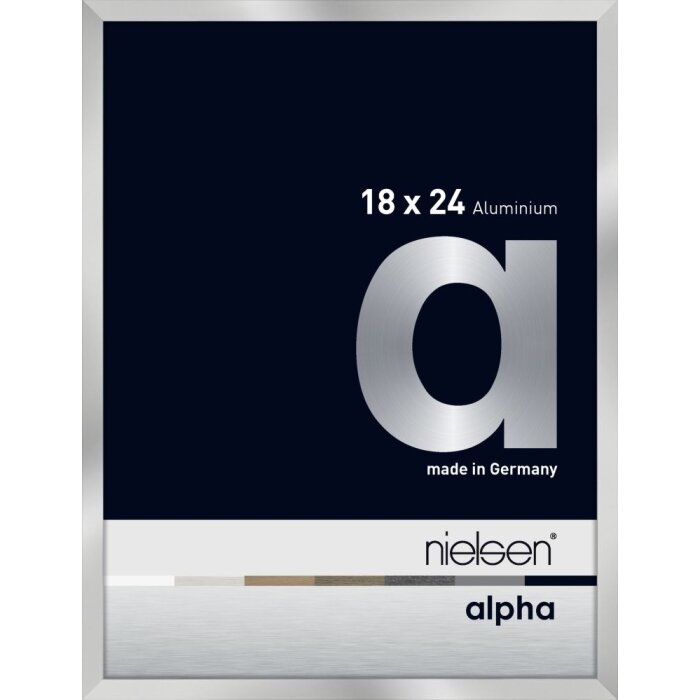 Nielsen Marco de aluminio Alpha TCSC 18x24 cm plata