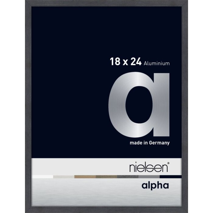 Nielsen Marco de aluminio Alpha TCSC 18x24 cm gris