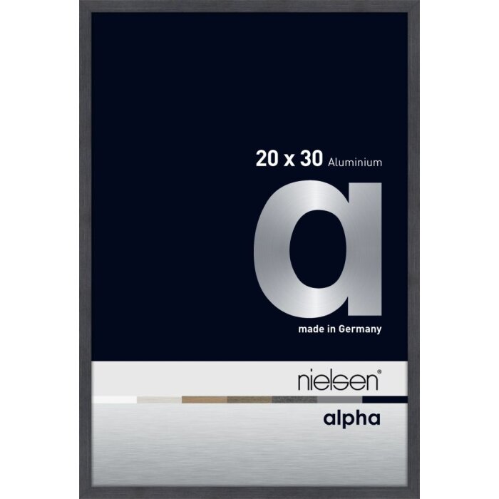 Marco de aluminio Nielsen Alpha TCSC 20x30 cm gris