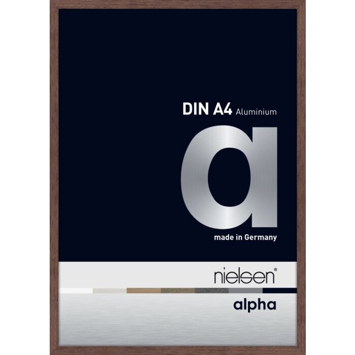 Nielsen Marco de aluminio Alpha TCSC 21x30 cm wengé light