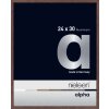 Marco de aluminio Nielsen Alpha TCSC 24x30 cm wengé claro