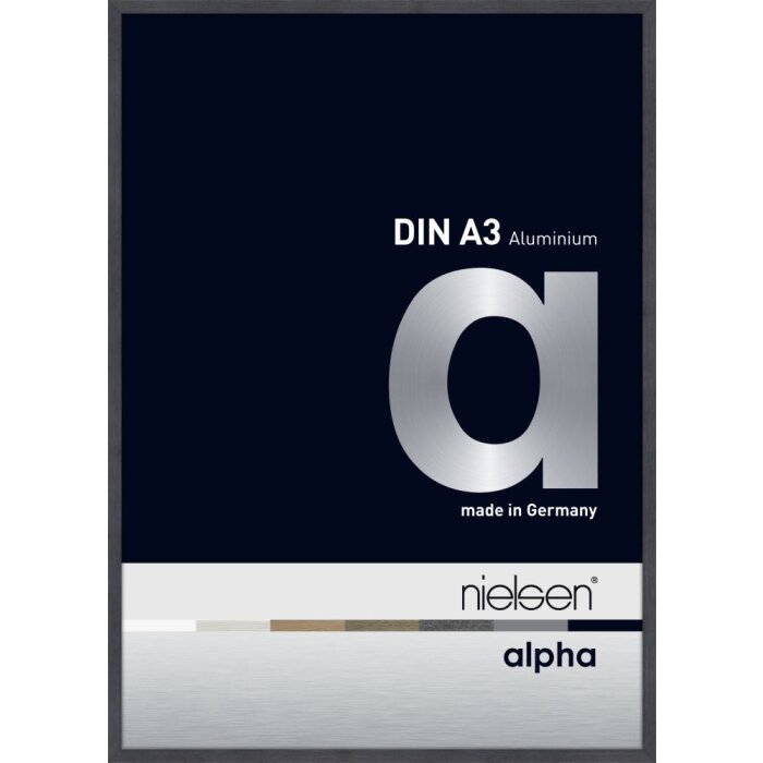 Nielsen Marco de aluminio Alpha TCSC 30x42 cm gris