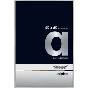Marco de aluminio Nielsen Alpha TCSC 40x60 cm plata mate