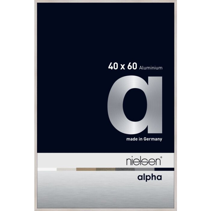 Marco de aluminio Nielsen Alpha TCSC 40x60 cm roble blanco
