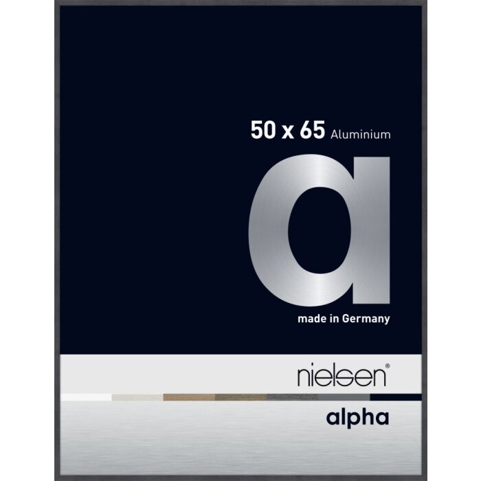 Nielsen Marco de aluminio Alpha TCSC 50x65 cm gris