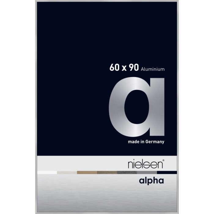 Marco de aluminio Nielsen Alpha TCSC 60x90 cm plata mate