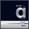 Nielsen Marco de aluminio Alpha TCSC 30x30 cm gris oscuro brillante