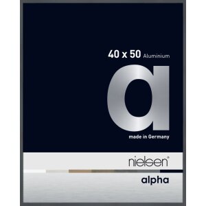 Nielsen Marco de aluminio Alpha TCSC 40x50 cm gris oscuro...