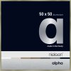 Nielsen Marco de aluminio Alpha TCSC 50x50 cm acero inoxidable cepillado