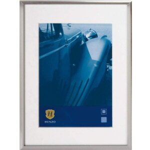 Henzo Marco de aluminio Portofino 30x45 cm plata con...