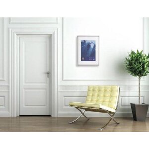Henzo Marco de aluminio Portofino 30x45 cm plata con passepartout 20x30 cm