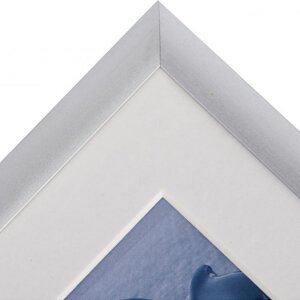 Henzo Marco de aluminio Portofino 30x45 cm plata con passepartout 20x30 cm