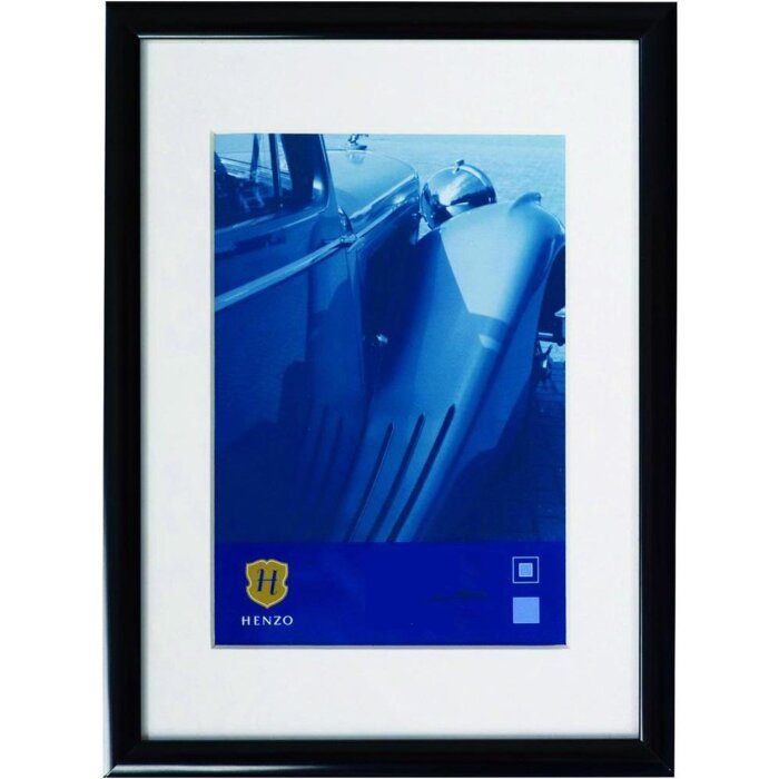 Henzo Marco de aluminio Portofino 40x60 cm negro