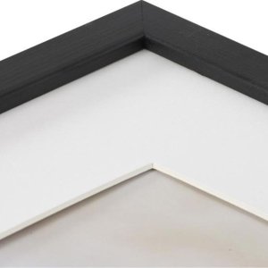 Marco de madera Jardin 70x100 cm negro