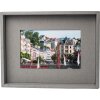 Portarretratos Passepartout 10x15 cm gris