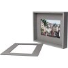 Portarretratos Passepartout 10x15 cm gris