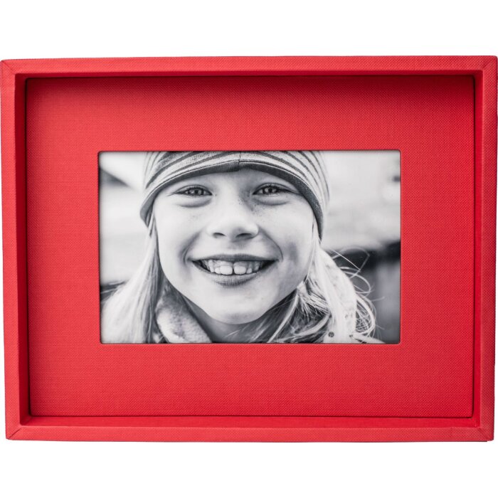 Marco HNFD Passepartout 13x18 cm rojo