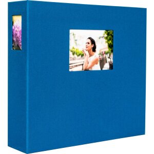 HNFD Álbum de fotos Lona lino azul 1000 fotos...