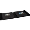 HNFD Álbum de fotos Lona lino negro 1000 fotos 34,5x33 cm 168 páginas negras