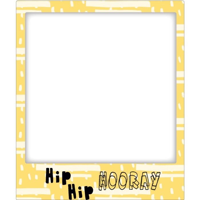 Marco magnético Hip Hip HOORAY 10x10 cm