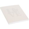Libro de Oro Libro de Visitas Amor Blanco 23x25 cm 176 páginas