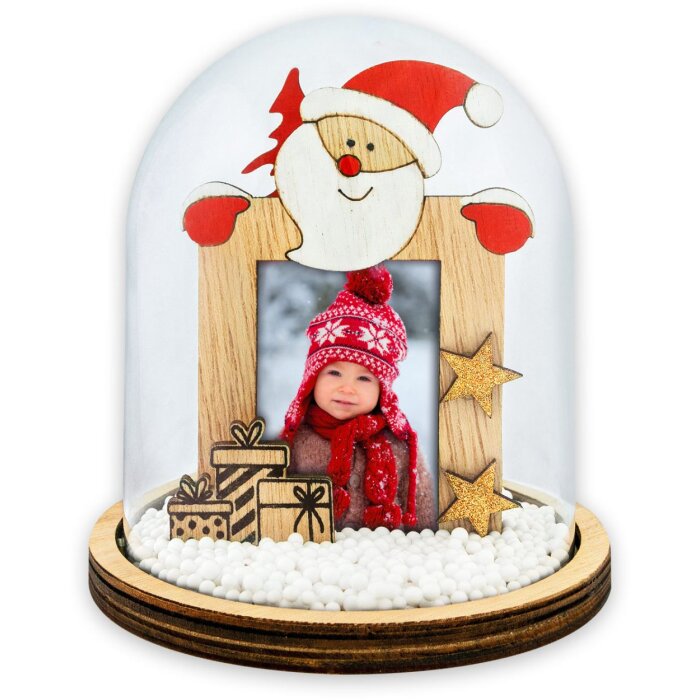 Hogun Decoración de Navidad con Marco 5x7 cm
