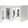 Lino Leporello 10x15 cm gris Passepartout Leporello