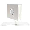Deknudt Álbum de rosca A66DH740SI Tapa de lino Gris 30x30 cm 20 Páginas Blancas