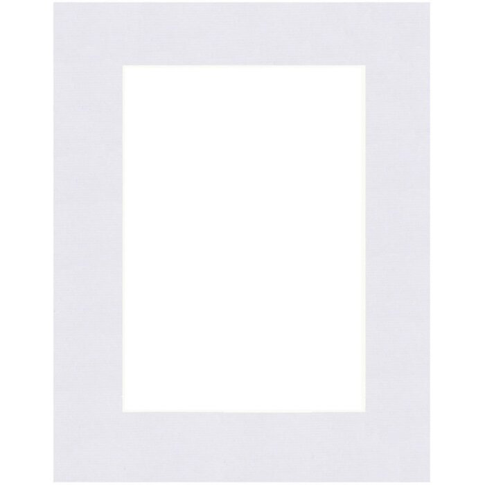 Passepartout 50x70 cm para 40x60 cm extra blanco