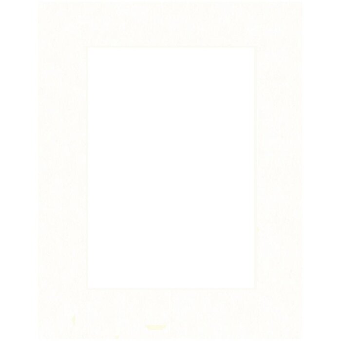 Passepartout 13x13 cm para 9x9 cm blanco roto