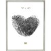 Marco de fotos de madera Deknudt S236D1 Plata 30x40 cm