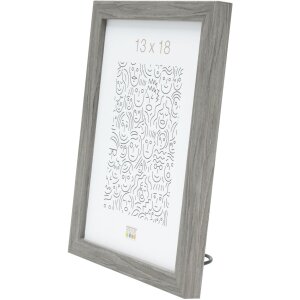 S43AH Marco de madera Deknudt 13x18 cm gris