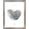 Marco de plástico S45FD2 plata 30x40 cm cristal antirreflejos