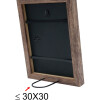 Marco de madera S45RH3AR marrón 20x20 cm Cristal antirreflejos