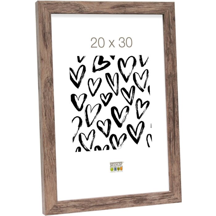 Marco de madera S45RH3AR marrón 40x50 cm cristal antirreflejos