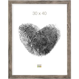 Marco de madera S45RH7AR gris-beige 20x30 cm cristal antirreflejos