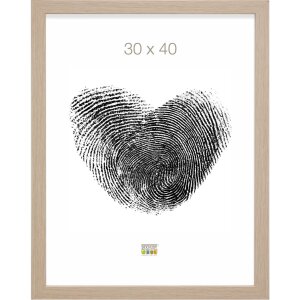 Marco de madera Deknudt S45RJ1AR roble claro 15x20 cm cristal antirreflejo