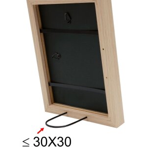 Marco de madera Deknudt S45RJ1AR roble claro 15x20 cm cristal antirreflejo