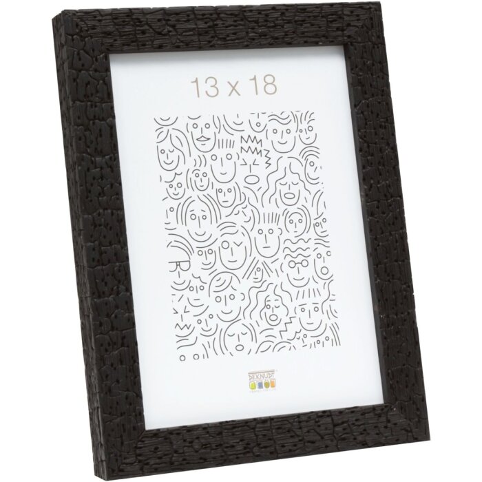 Marco de madera S45RL negro 30x40 cm