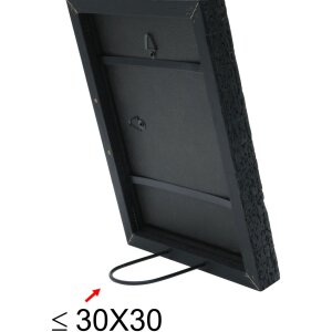 Marco de madera S45RL negro 30x40 cm