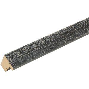 Marco de madera S45RL gris 20x20 cm