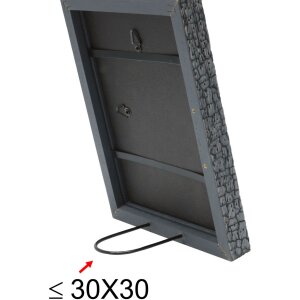 Marco de madera S45RL gris 20x20 cm
