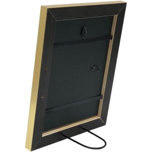 Marco de madera S45YA1 oro 18x24 cm cristal normal
